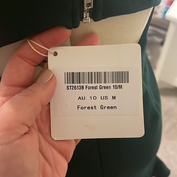 Green ruffle dress - Picture 3 of 4